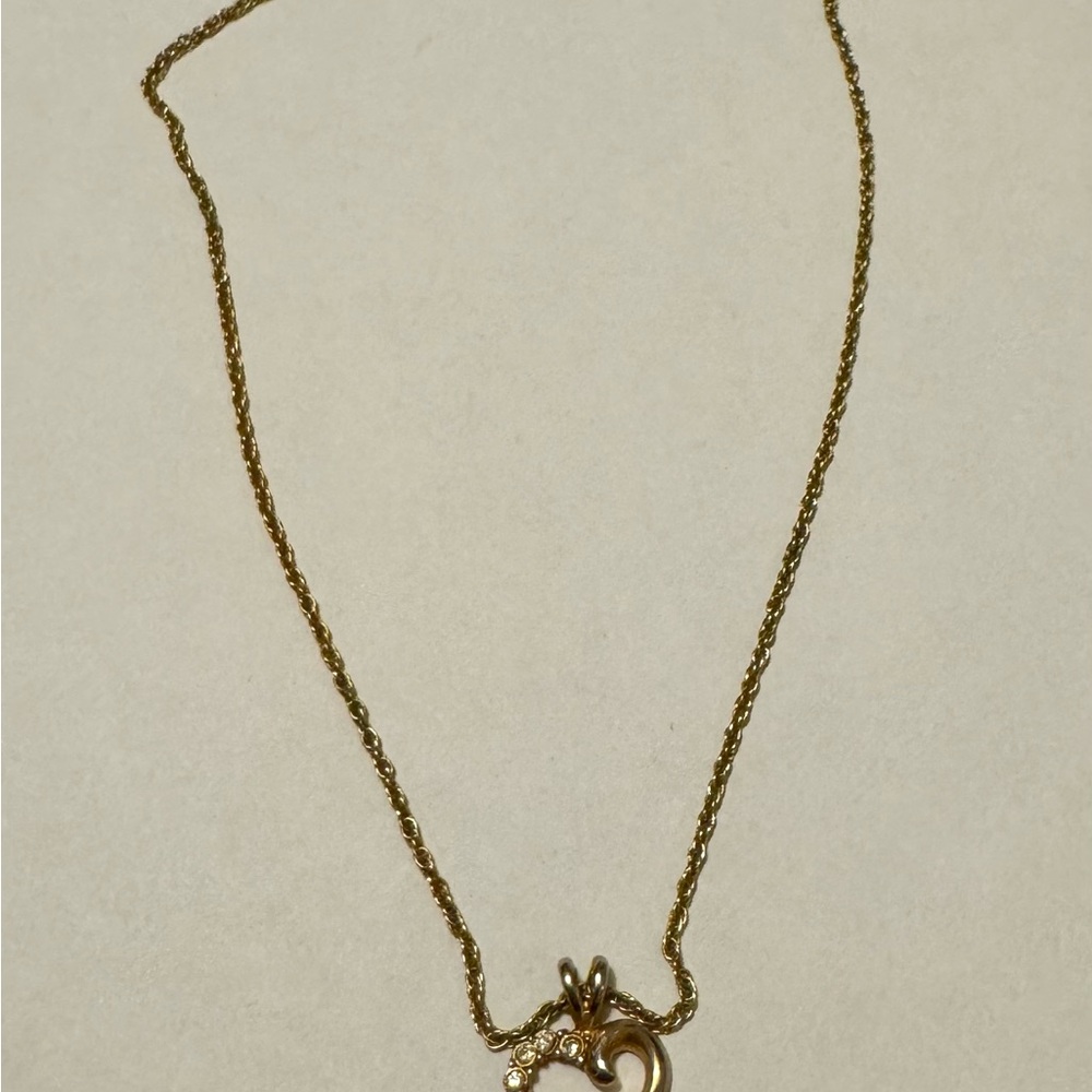 Elegant Gold Heart Pendant Necklace